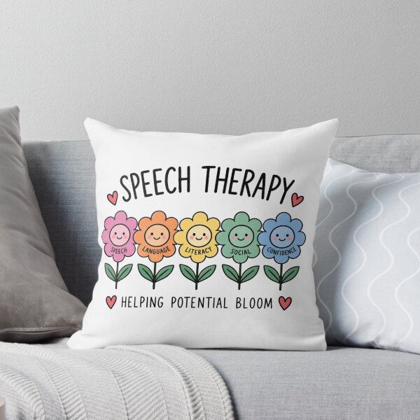 Item preview, Speech Therapy Helping Potential Bloom, Colorful Speech Language Literacy Flowers designed and sold by MAPDDesigns.