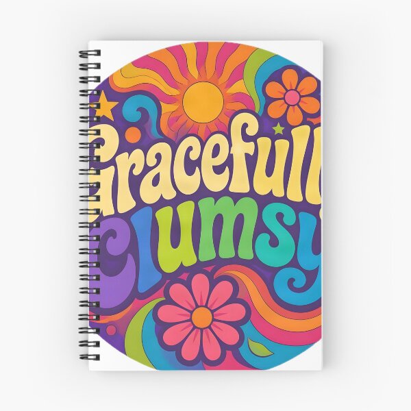 Item preview, Gracefully Clumsy – Retro Psychedelic Design designed and sold by ZombieZooCuties.