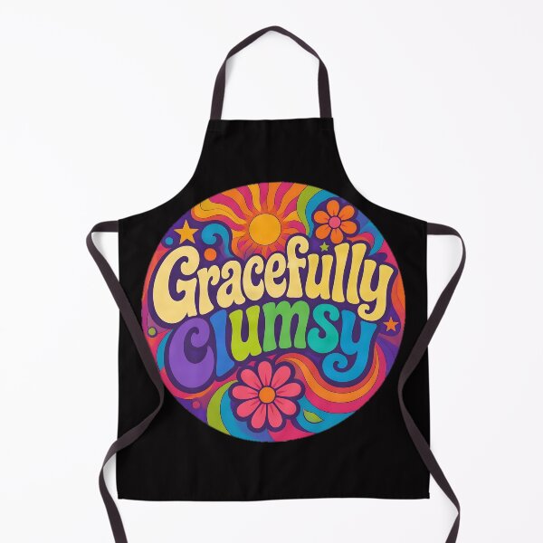 Item preview, Gracefully Clumsy – Retro Psychedelic Design designed and sold by ZombieZooCuties.