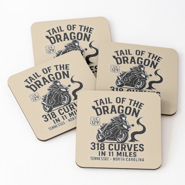 Item preview, Tail of the Dragon Highway 129 – Ride the Curves Road Trip Design designed and sold by Eclipse 3699.