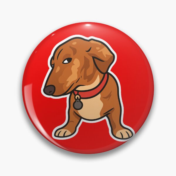 Item preview, Bombastic Side Eye Dog - Dachshund  designed and sold by WickedAxolotls.