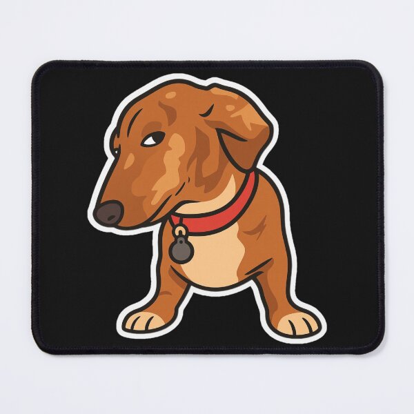 Item preview, Bombastic Side Eye Dog - Dachshund  designed and sold by WickedAxolotls.