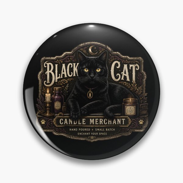 Item preview, Candle Market Cat Retro Halloween Poster Halloween designed and sold by BernoNickel.