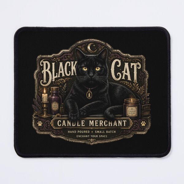 Item preview, Candle Market Cat Retro Halloween Poster Halloween designed and sold by BernoNickel.