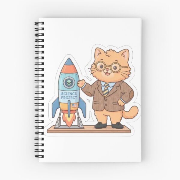 Item preview, Rocket Science Project Cat designed and sold by PrintforDesign.