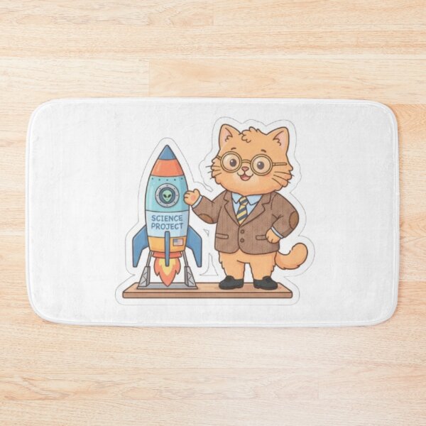 Item preview, Rocket Science Project Cat designed and sold by PrintforDesign.