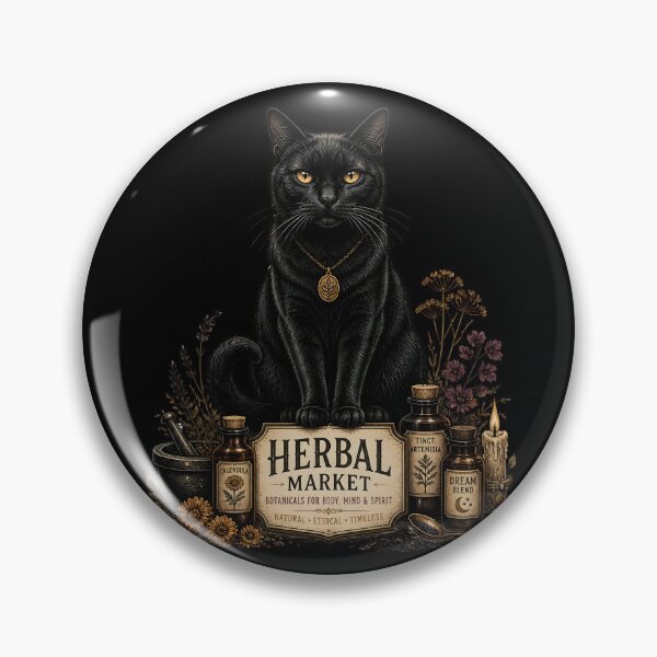 Item preview, Herbal Night Market Retro Halloween Poster Halloween designed and sold by BernoNickel.