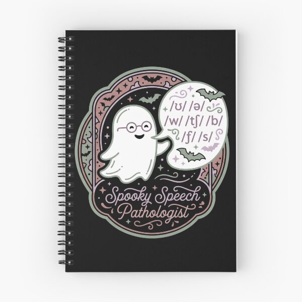 Artikelvorschau, Gruseliges Logopäden-Geister-Phonetik-SLP-Halloween-Abzeichen entworfen und verkauft von TeNovaStudio.