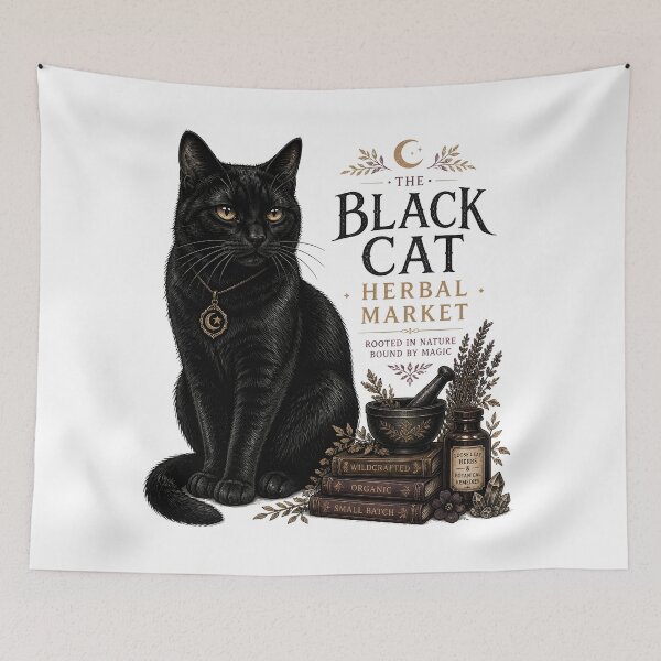 Item preview, Herbal Night Market Gothic Folk Illustration Halloween designed and sold by BernoNickel.