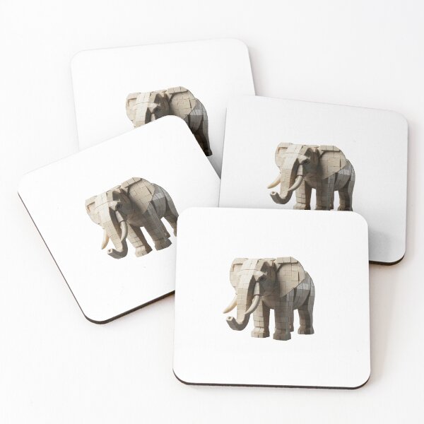 Item preview, Cubed Elephant designed and sold by Savchenko4Shop.