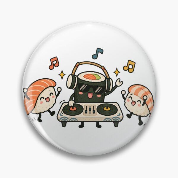 Item preview, Sushi Beats – Cute Maki DJ Party designed and sold by RAIID.