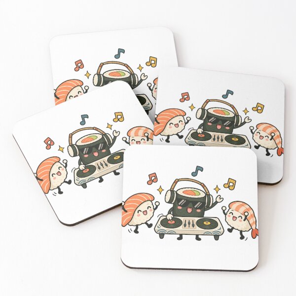 Item preview, Sushi Beats – Cute Maki DJ Party designed and sold by RAIID.