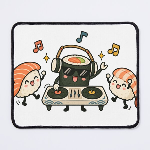 Item preview, Sushi Beats – Cute Maki DJ Party designed and sold by RAIID.