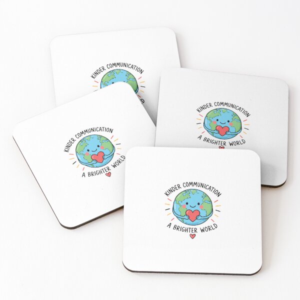 Item preview, Kinder Communication A Brighter World , Cute Earth Heart Autism Awareness Design designed and sold by MAPDDesigns.