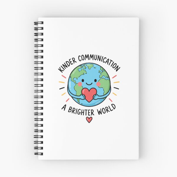 Item preview, Kinder Communication A Brighter World , Cute Earth Heart Autism Awareness Design designed and sold by MAPDDesigns.