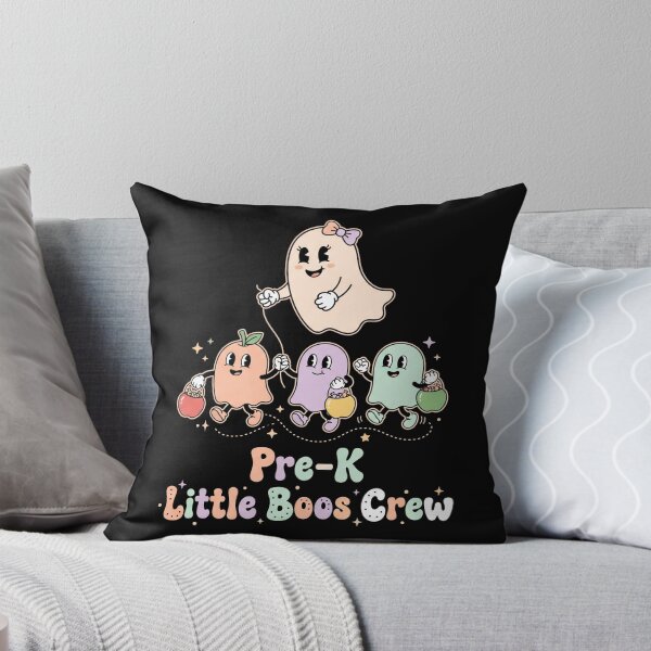 Item preview, Pre-K Little Boos Crew Retro Ghost Teacher Halloween Preschool designed and sold by TeNovaStudio.