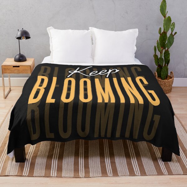 Item preview, Keep Blooming – Inspirational Floral Growth Quote for Women designed and sold by Soft Strength Studio.
