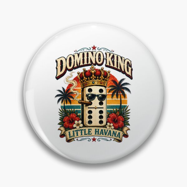 Item preview, Calle Ocho Domino King Little Havana Miami designed and sold by AnnabelleDodge.