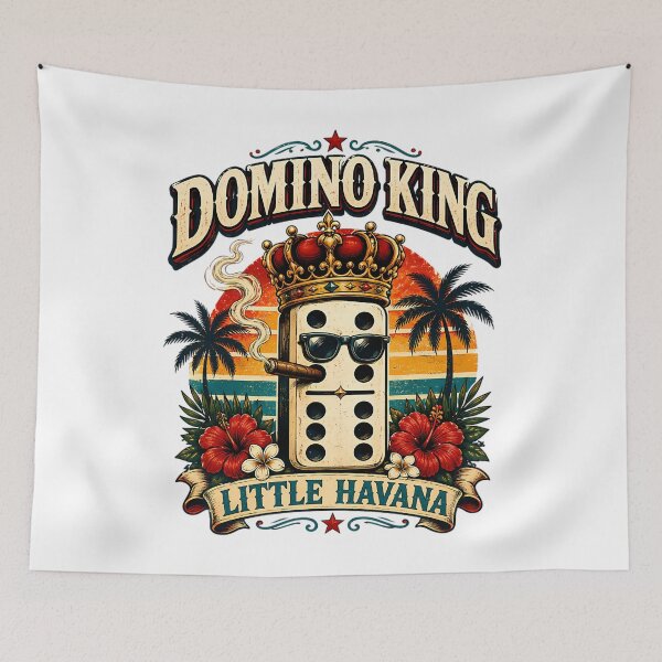 Item preview, Calle Ocho Domino King Little Havana Miami designed and sold by AnnabelleDodge.
