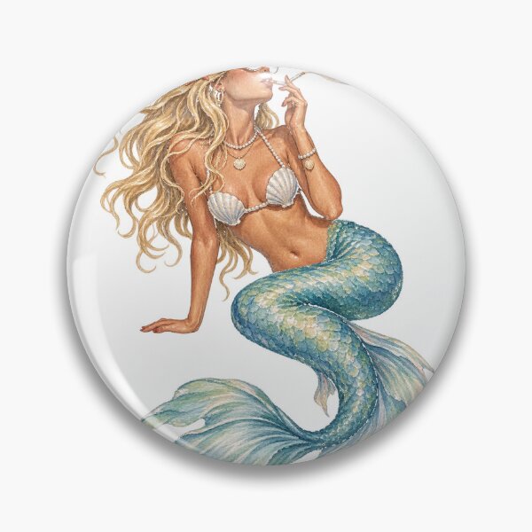 Item preview, Salty Mermaid Smoking designed and sold by saltyhydrangea.