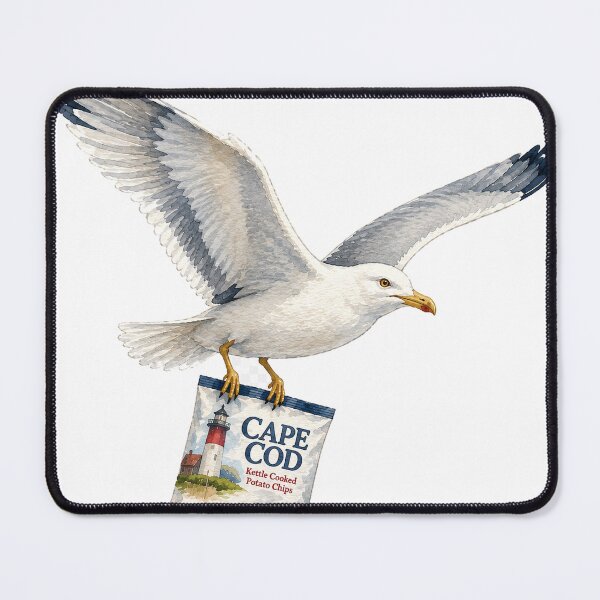 Item preview, Seagull Stealing Cape Cod Chips designed and sold by saltyhydrangea.