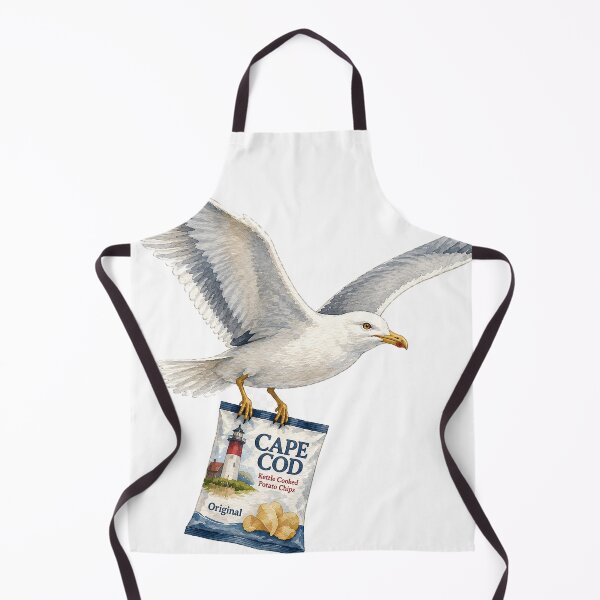 Item preview, Seagull Stealing Cape Cod Chips designed and sold by saltyhydrangea.