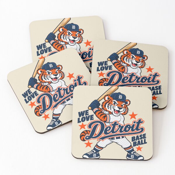 Item preview, We Love Detroit Baseball Paws designed and sold by GhostDawgs.