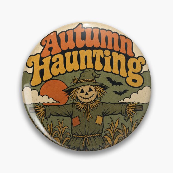 Item preview, Autumn Haunting Scarecrow Retro Halloween designed and sold by JessArty ⭐⭐⭐⭐⭐.