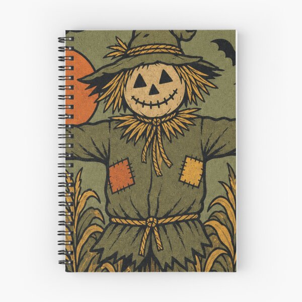 Item preview, Autumn Haunting Scarecrow Retro Halloween designed and sold by JessArty ⭐⭐⭐⭐⭐.