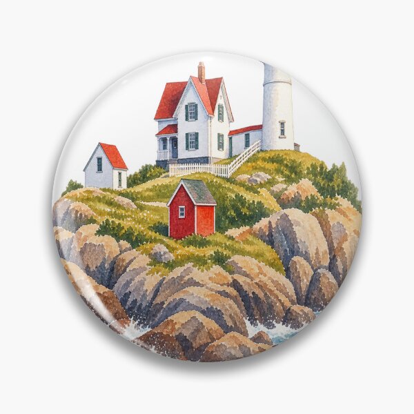 Item preview, Nubble Light, Cape Neddick, ME designed and sold by saltyhydrangea.