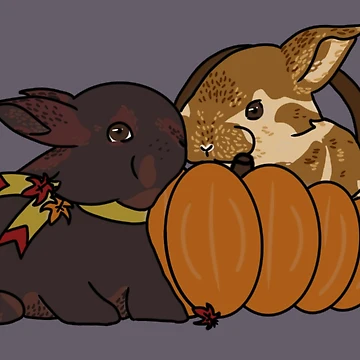 Artwork thumbnail, Little Rabbits by ColorHopper