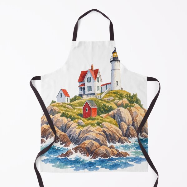 Item preview, Nubble Light, Cape Neddick, ME designed and sold by saltyhydrangea.