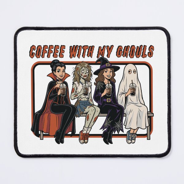 Item preview, Coffee With My Ghouls Halloween Friends designed and sold by Krasnovaovaova.