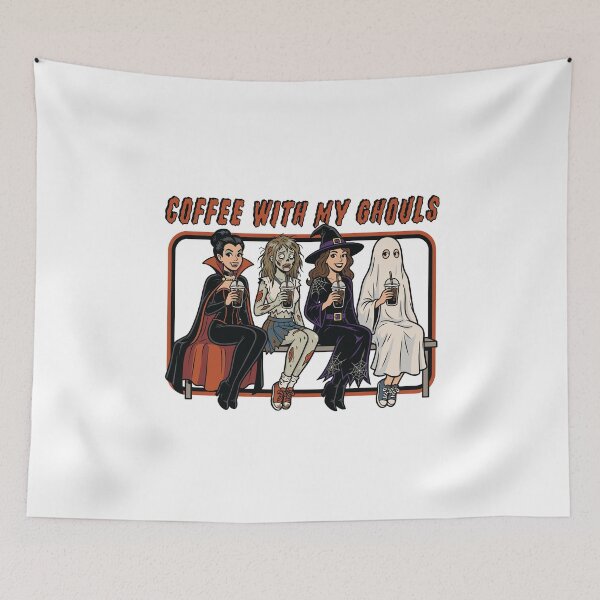 Item preview, Coffee With My Ghouls Halloween Friends designed and sold by Krasnovaovaova.