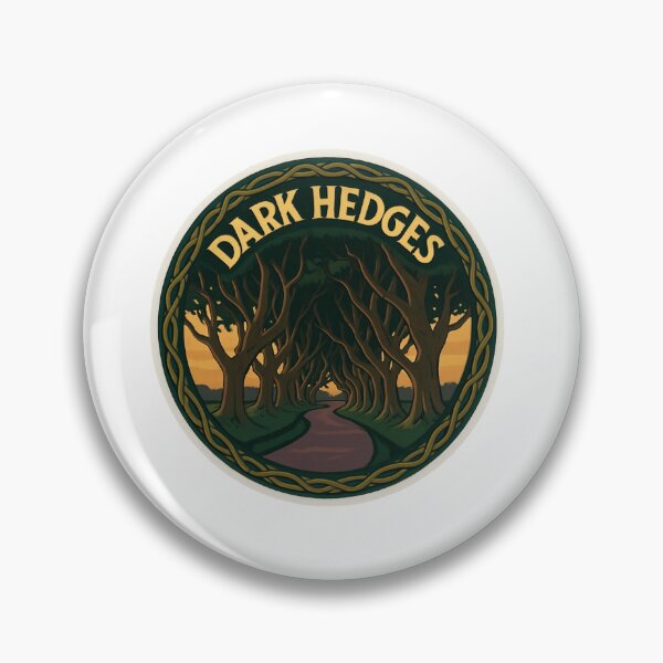 Artikelvorschau, Dark Hedges Irland-Aufkleber entworfen und verkauft von Imaginarium of Chaos falcon88 .