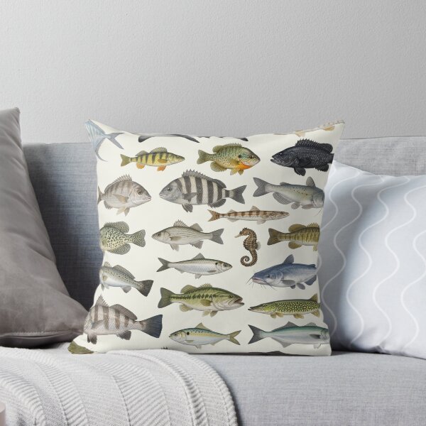 Item preview, Fishes of The Chesapeake Bay Retro Identification Chart designed and sold by kakarikihill.