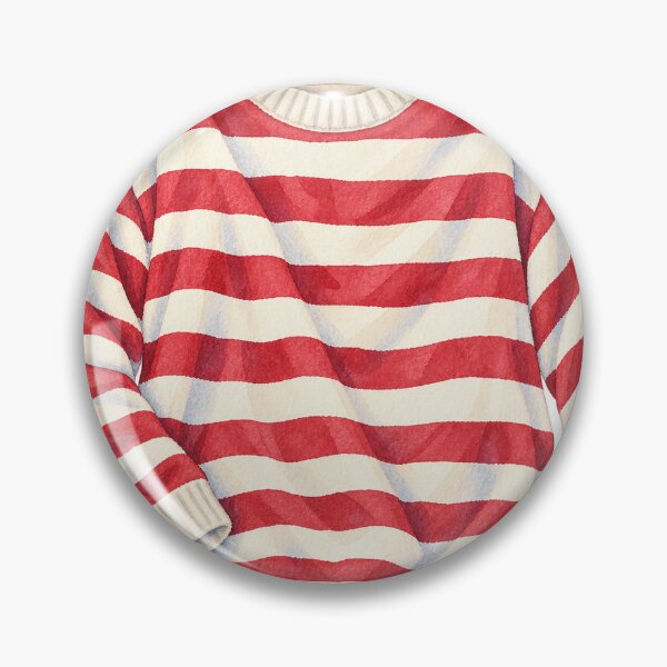 Item preview, Nantucket Red Striped Fisherman’s Sweater designed and sold by saltyhydrangea.
