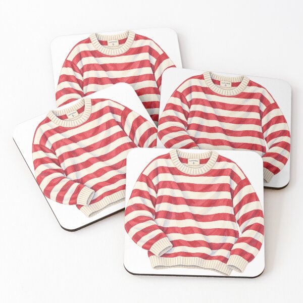 Item preview, Nantucket Red Striped Fisherman’s Sweater designed and sold by saltyhydrangea.