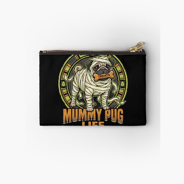 Item preview, Mummy Pug Life Cute Wrapped Dog Bone Treats Halloween Costume designed and sold by TeNovaStudio ⭐⭐⭐⭐⭐.