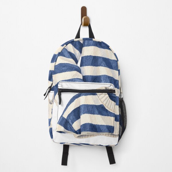 Item preview, Navy Striped Fisherman’s Sweater Watercolor designed and sold by saltyhydrangea.