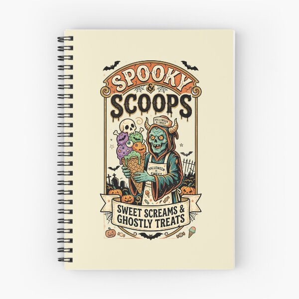 Artikelvorschau, Spooky scoops - Sweet screams & ghostly treats - Halloween for ice cream man entworfen und verkauft von ParadoxParadox.