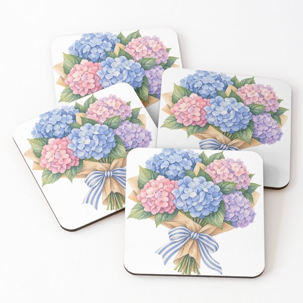 Item preview, Coastal New England Hydrangea Bouquet designed and sold by saltyhydrangea.