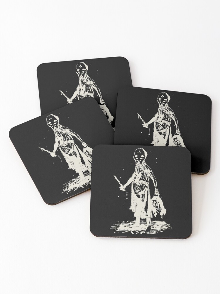 Thumbnail 1 of 5, Coasters (Set of 4), On the inside burning designed and sold by Codavid85.