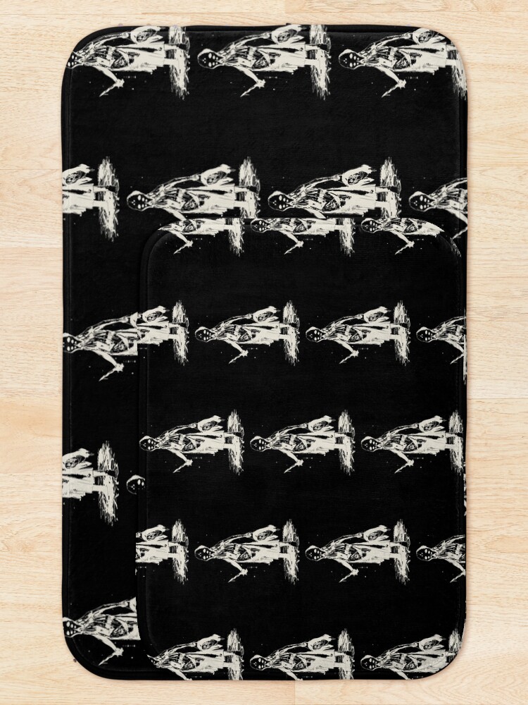 Thumbnail 5 of 6, Bath Mat, On the inside burning designed and sold by Codavid85.