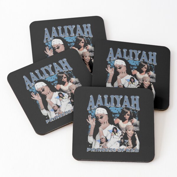 Item preview, CIconic Aaliyah Tribute: Timeless R&B Legend glass designed and sold by Artsarark.