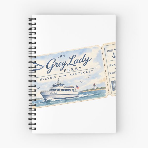 Item preview, Grey Lady Hyannis Nantucket Ferry Ticket designed and sold by saltyhydrangea.