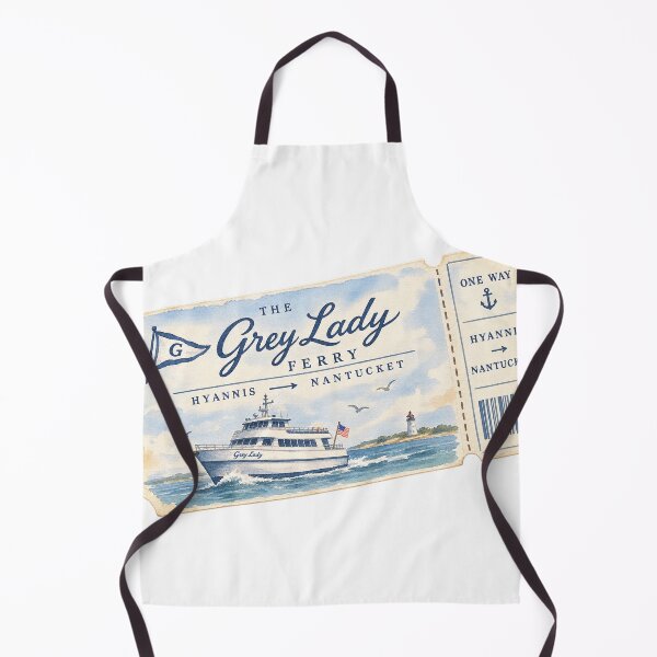 Item preview, Grey Lady Hyannis Nantucket Ferry Ticket designed and sold by saltyhydrangea.