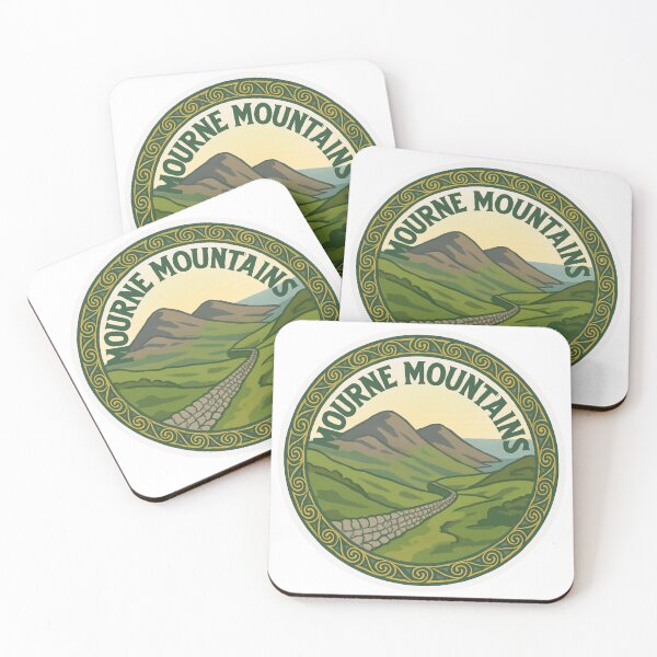 Item preview, Mourne Mountains Ireland Sticker designed and sold by Imaginarium of Chaos falcon88 .