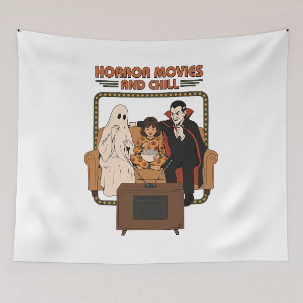 Item preview, Horror Movies And Chill Halloween Night designed and sold by Krasnovaovaova.