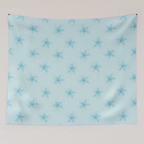 Item preview, Blue Plumeria Floral Pattern designed and sold by EJs .